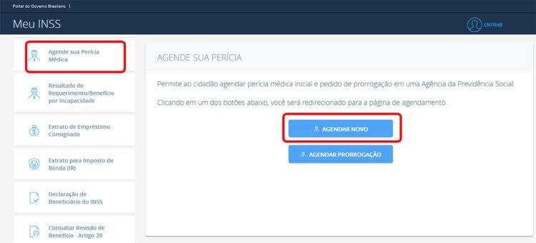 Marcar Perícia INSS Auxilio Doença